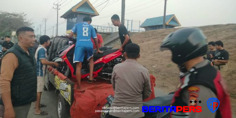 Tim Gabungan Polresta Gowa Tertibkan Balap Liar di Barombong