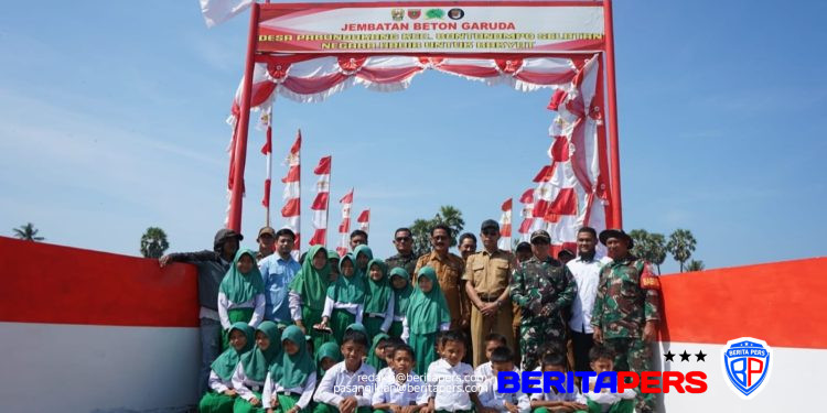 Warga Desa Pabundukang Gowa Sambut Syukur Peresmian Jembatan Beton Garuda
