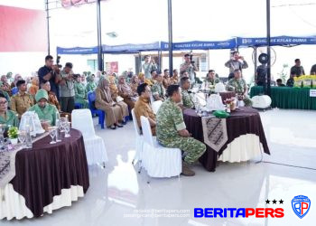 Meriahkan HUT TNI ke-81, Kodim 1409/Gowa Gelar Bazar dan Bakti Kesehatan Berbasis Vicon
