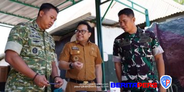 Dandim 1409/Gowa Dampingi Wabup Darmawangsa Muin Latihan Menembak di Makodim