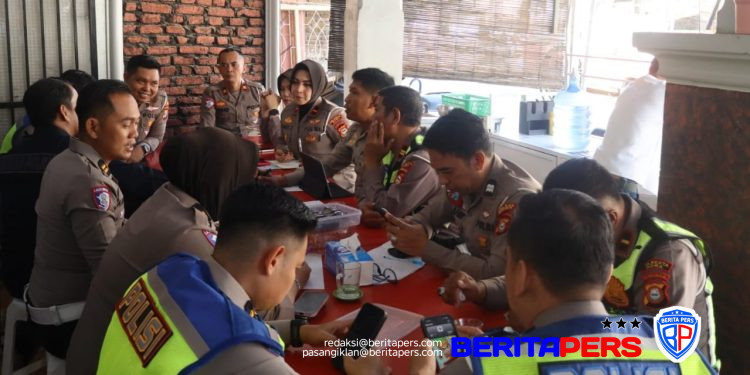 Kasat Lantas Polresta Gowa Pimpin Rapat Persiapan Semarak HUT Lantas ke-71