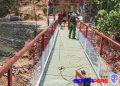 Jelang Rampung, Gotong Royong TNI dan Warga Gowa Tuntaskan Tahap Akhir Jembatan Gantung Buakkang