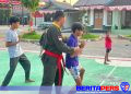 Wujud Nyata Pembinaan Teritorial, Kodim 1409/Gowa Latih Puluhan Anak Pencak Silat Militer