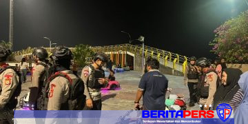 Ciptakan Situasi Aman dan Kondusif, Batalyon B Pelopor Laksanakan Patroli Harkamtibmas