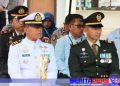 Danposal Pinrang Lettu Laut Walno Hadiri HUT ke-81 TNI di Makodim 1404 Pinrang