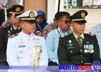 Danposal Pinrang Lettu Laut Walno Hadiri HUT ke-81 TNI di Makodim 1404 Pinrang