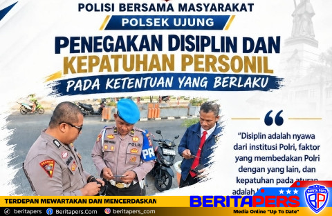 Dukung Akselerasi Polsek Ujung, Unit Propam Tingkatkan Pengawasan Disiplin dan Kepatuhan Personil