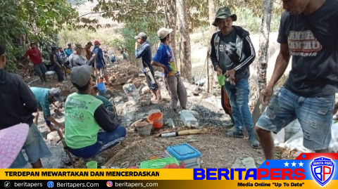 Swadaya Warga, Pengecoran Jalan Tani Jenekampala Sepanjang 800 Meter Jadi Bukti Gotong Royong