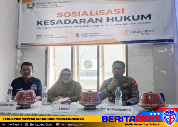 Kapolsek Ujung Pembawa Materi di Sosialisasi Kesadaran Hukum, Dukung Terwujudnya Masyarakat Sadar Hukum