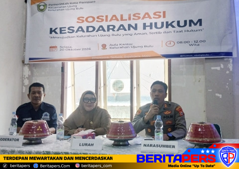 Kapolsek Ujung Pembawa Materi di Sosialisasi Kesadaran Hukum, Dukung Terwujudnya Masyarakat Sadar Hukum