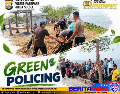 Bersih – Bersih Pantai, Polsek Ujung dan Pemerintah Kecamatan Ujung Bersinergi