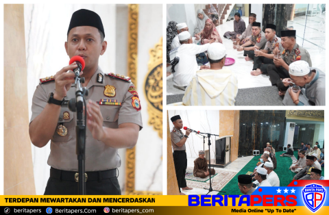 Implementasi Program “Polisi Bersama Masyarakat”, Kapolres Parepare Gelar Subuh Keliling di Masjid Terapung B.J. Habibie