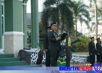 Danrem 143/HO Pimpin Upacara Hari Kesaktian Pancasila dan Laporan Korps Kenaikan Pangkat