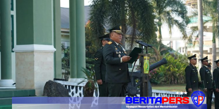 Danrem 143/HO Pimpin Upacara Hari Kesaktian Pancasila dan Laporan Korps Kenaikan Pangkat