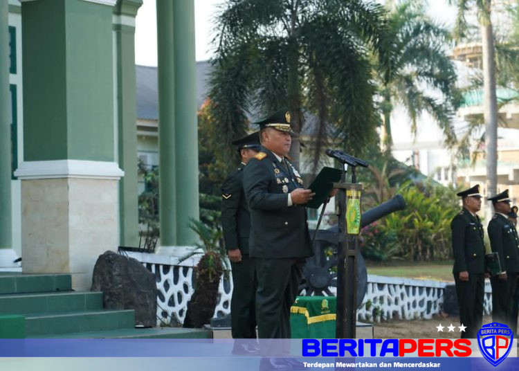 Danrem 143/HO Pimpin Upacara Hari Kesaktian Pancasila dan Laporan Korps Kenaikan Pangkat