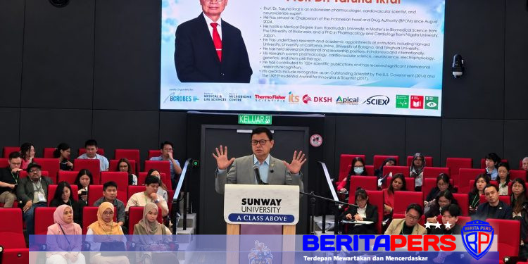 Kepala BPOM Taruna Ikrar Bicara Masa Depan Mikrobioma di Sunway University Selangor Malaysia