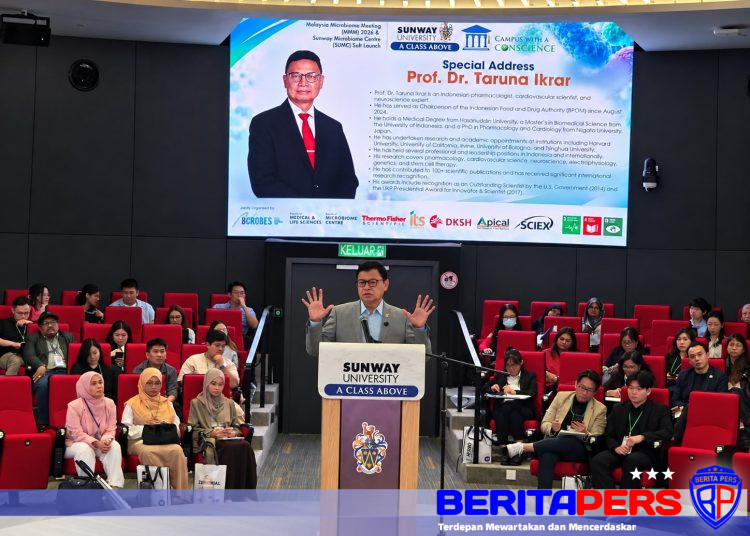 Kepala BPOM Taruna Ikrar Bicara Masa Depan Mikrobioma di Sunway University Selangor Malaysia