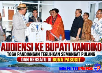 Audiensi ke Bupati Vandiko, Toga Pandiangan Teguhkan Semangat Pulang dan Bersatu di Bona Pasogit