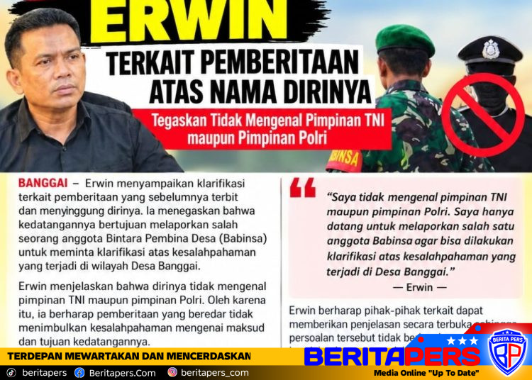 Erwin Bantah Minta Perlindungan Soal BBM, Tegaskan Kedatangan ke Kodim Murni Soal Etika Babinsa Karaton