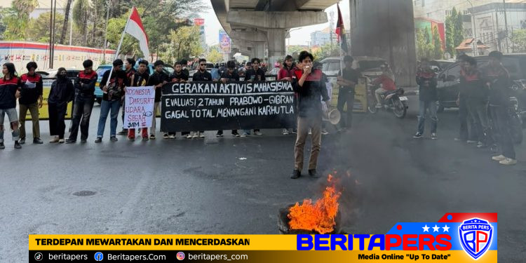 Demo di Makassar, GAM Desak Pemerintah Tuntaskan Karhutla