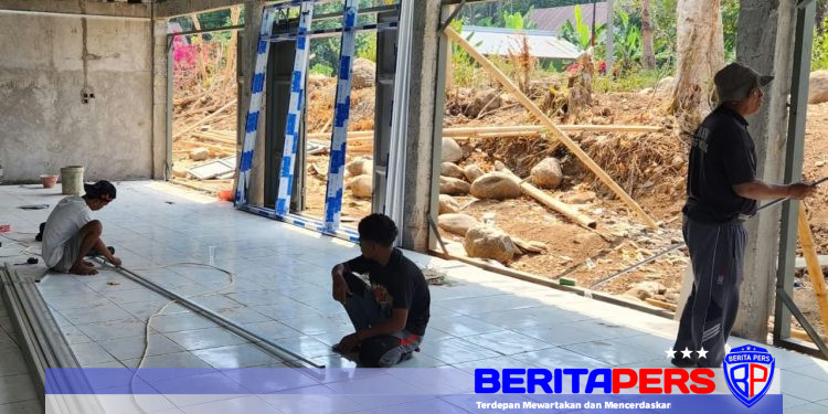 Progress 81,28%, Pembangunan KDKMP Bissoloro Gowa Kian Mendekati Target