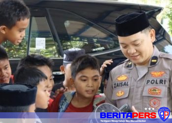 Polisi Dekat dengan Anak, Suasana Humanis Warnai Safari Jumat Kapolresta Gowa