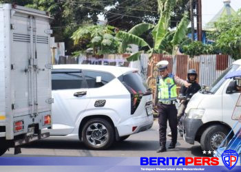 Satlantas Polresta Gowa Urai Kemacetan di Jalan Tumanurung