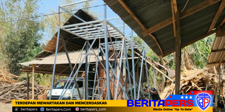 Satgas TMMD Kodim 1409/Gowa Pacu Pengerjaan Tower Sumur untuk Masyarakat Kalebarembeng