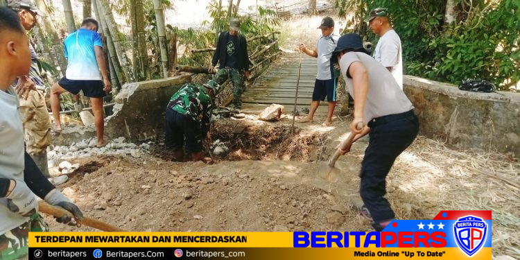 Sinergi Kodim 1409 Gowa dan Warga Malakaji Resmi Mulai Pembangunan Jembatan Beton Sungai Karangloe