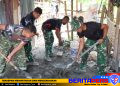 Bahu Membahu Bangun Rumah Pak Ismail, Bukti Nyata Kepedulian TNI di Kabupaten Gowa